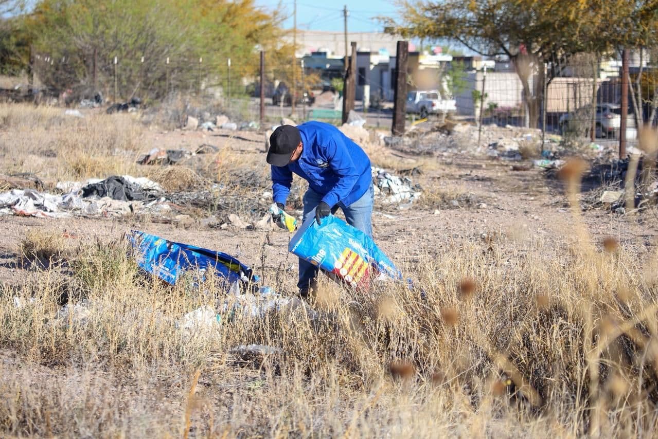 Realizan jornada de limpieza en avenida Las Moras y recolectan cerca de cinco toneladas de basura